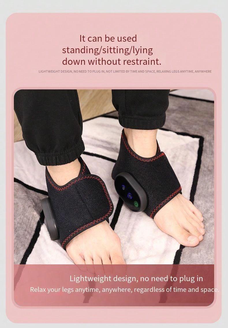 ThermaLuxe™ Wireless Heated Leg Massager – Warm Comfort & Relaxing Compression