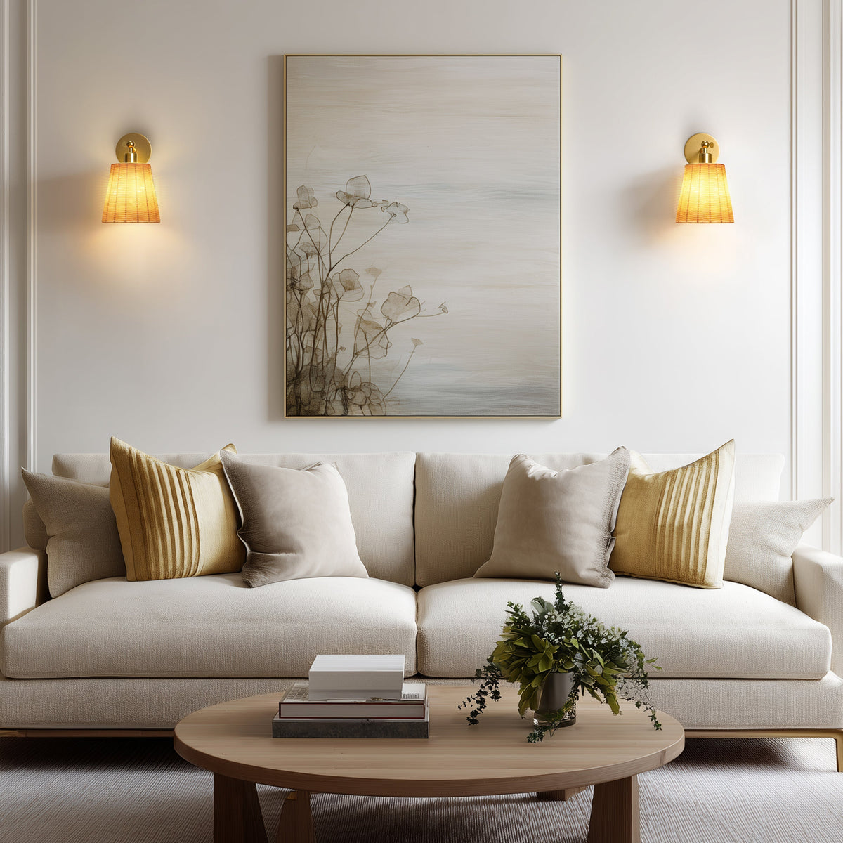 NaturaGlow™ – Stylish Wireless Wall Sconce for Home Décor
