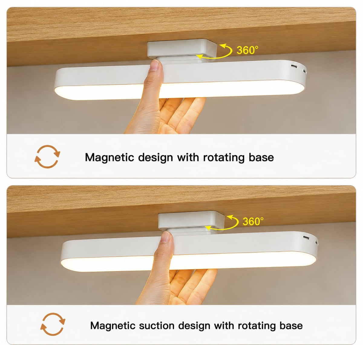 Lumivolt™ – Wireless Rechargeable Magnetic LED Light Bar