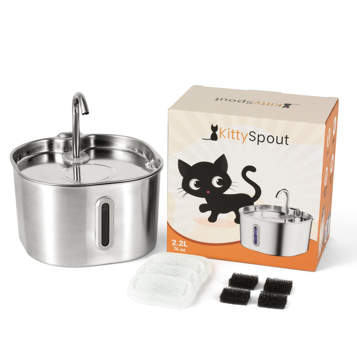 AquaPurr™ Cat Water Fountain for Fresh Water and Comfort