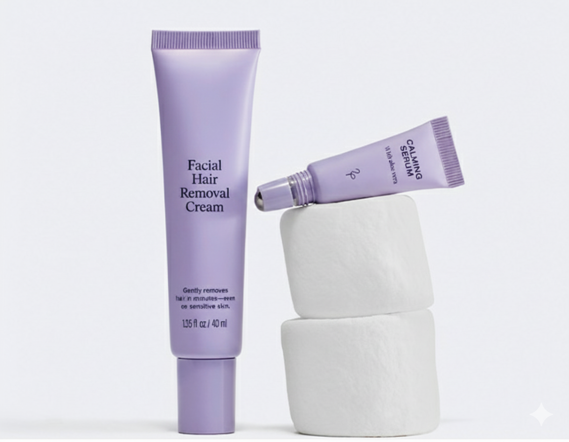 Glamira™ – Easy Facial Hair Removal Kit for Sensitive Skin