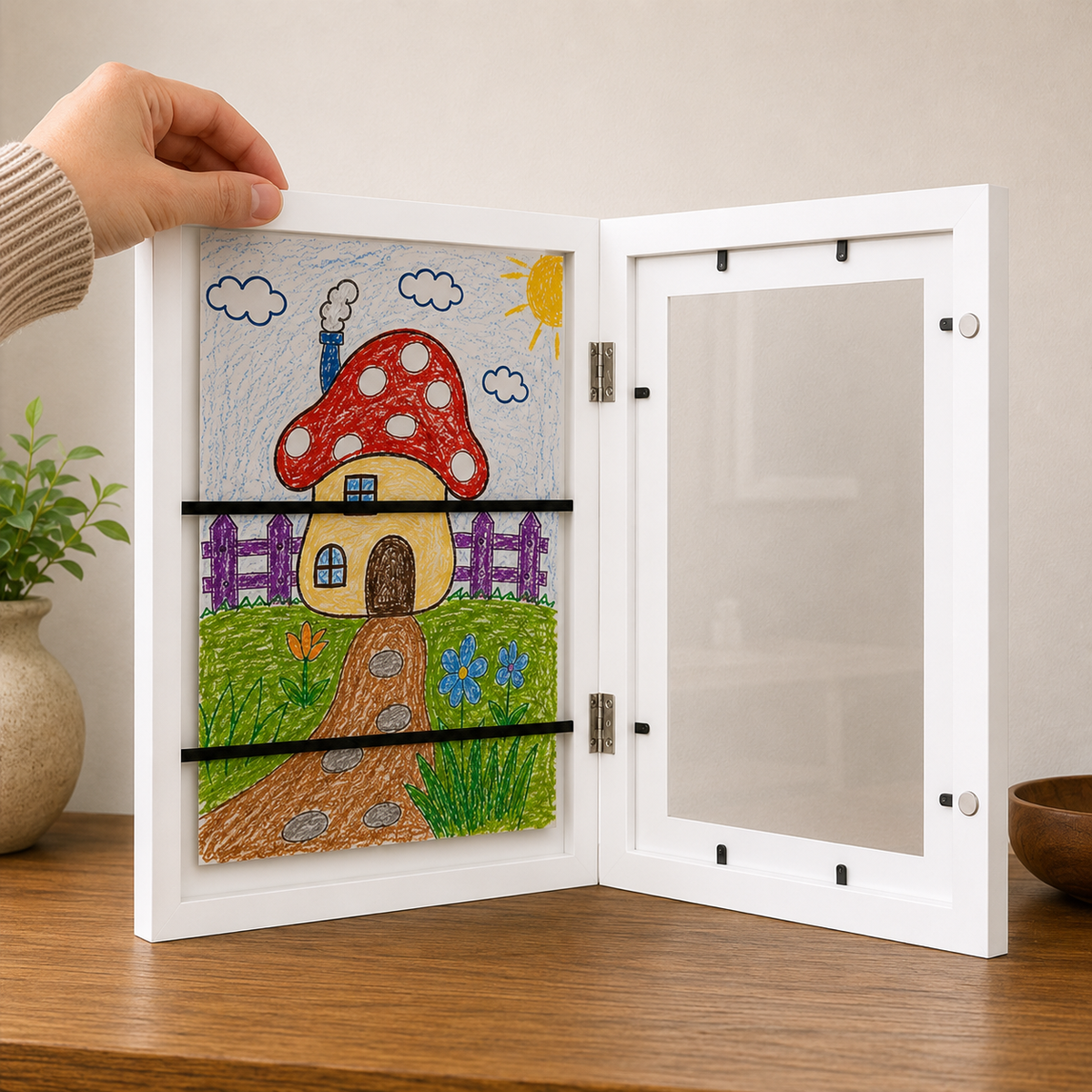 ArtKeep™ Kids’ Art Frame – Stylishly Display & Store Their Creative Masterpieces