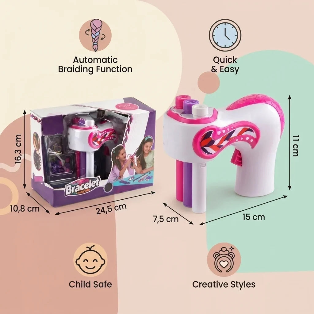 Twistella™ Automatic Hair Braider for Kids | Fun Braided Hairstyles in Seconds