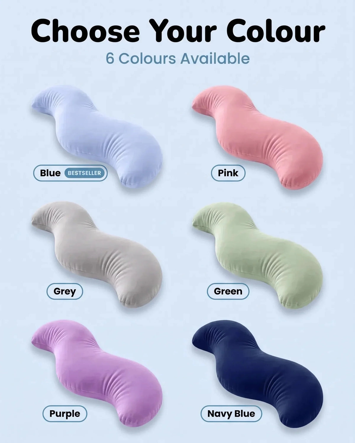 BodyViva™ – Ergonomic sleeping pillow for natural body alignment
