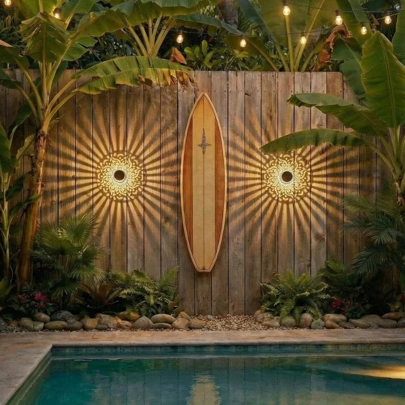 Lunara™ Solar Mandala Garden Light | Magical Light Patterns & Warm Evening Ambience