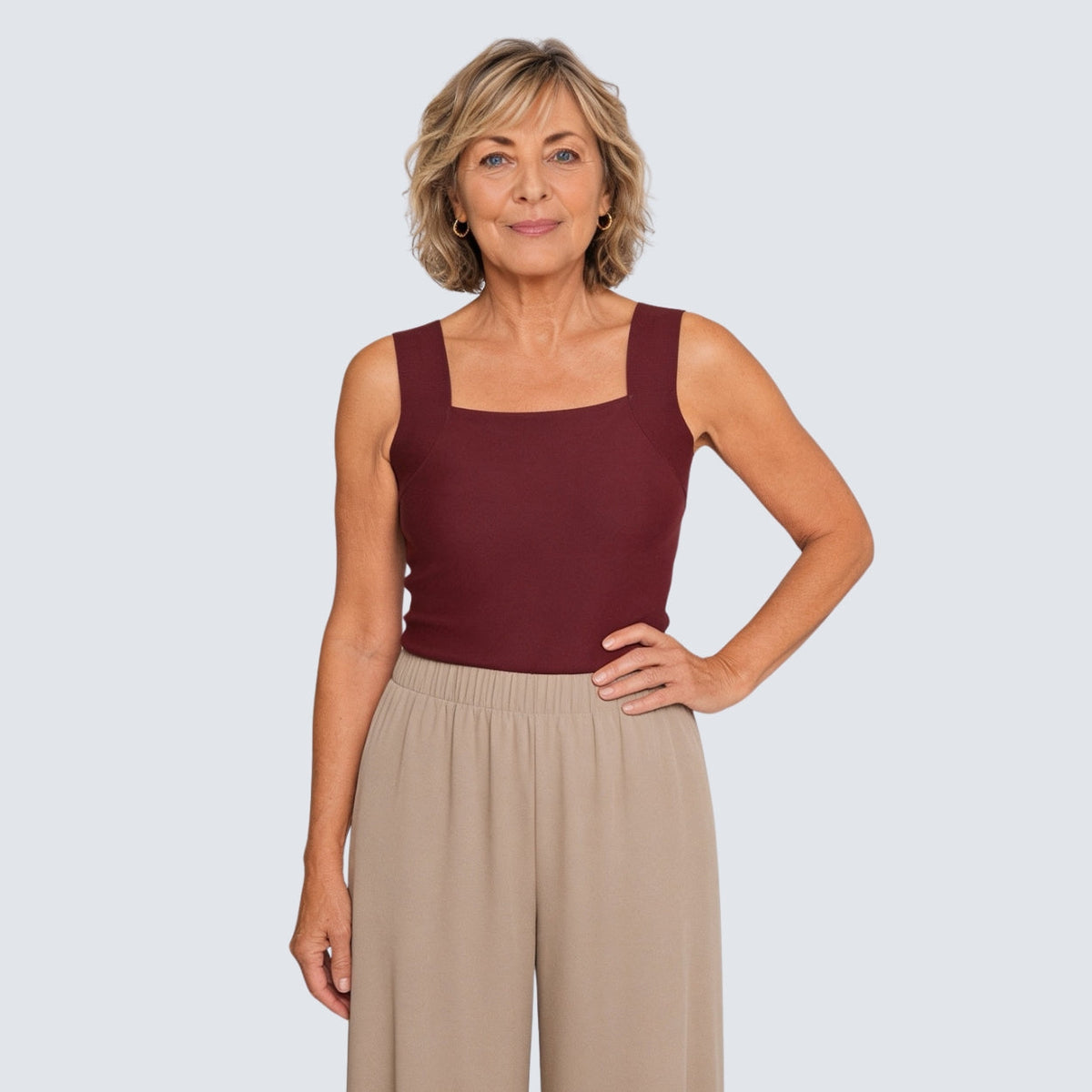 Curvevia™ – Sculpting Built-In Bra Tank for Everyday Wear