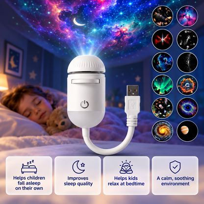 Nebulora™ – Cosmic Galaxy Light Projector for Bedrooms