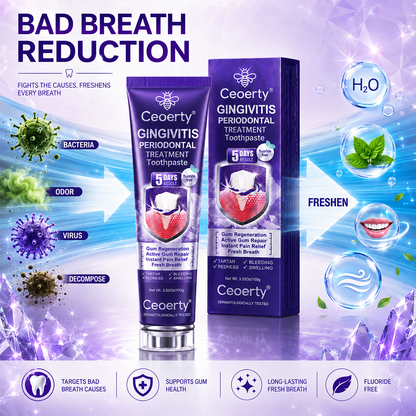 Gingivitis Periodontal Treatment Toothpaste