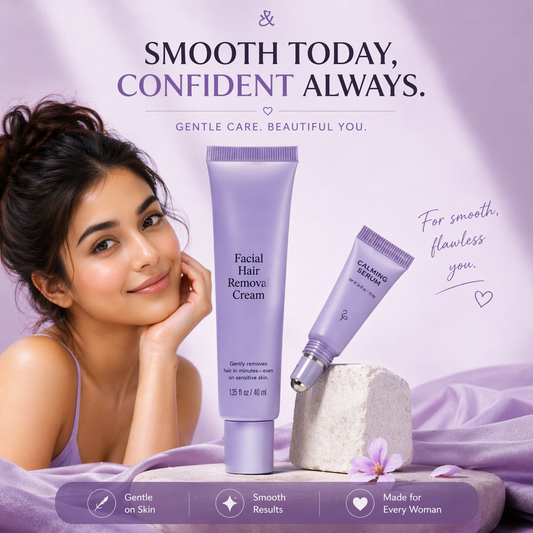 Glamira™ – Easy Facial Hair Removal Kit for Sensitive Skin