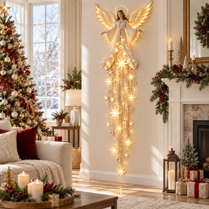 Celestara™ Angel Christmas Light | Warm Starry Glow & Festive Cosy Ambience