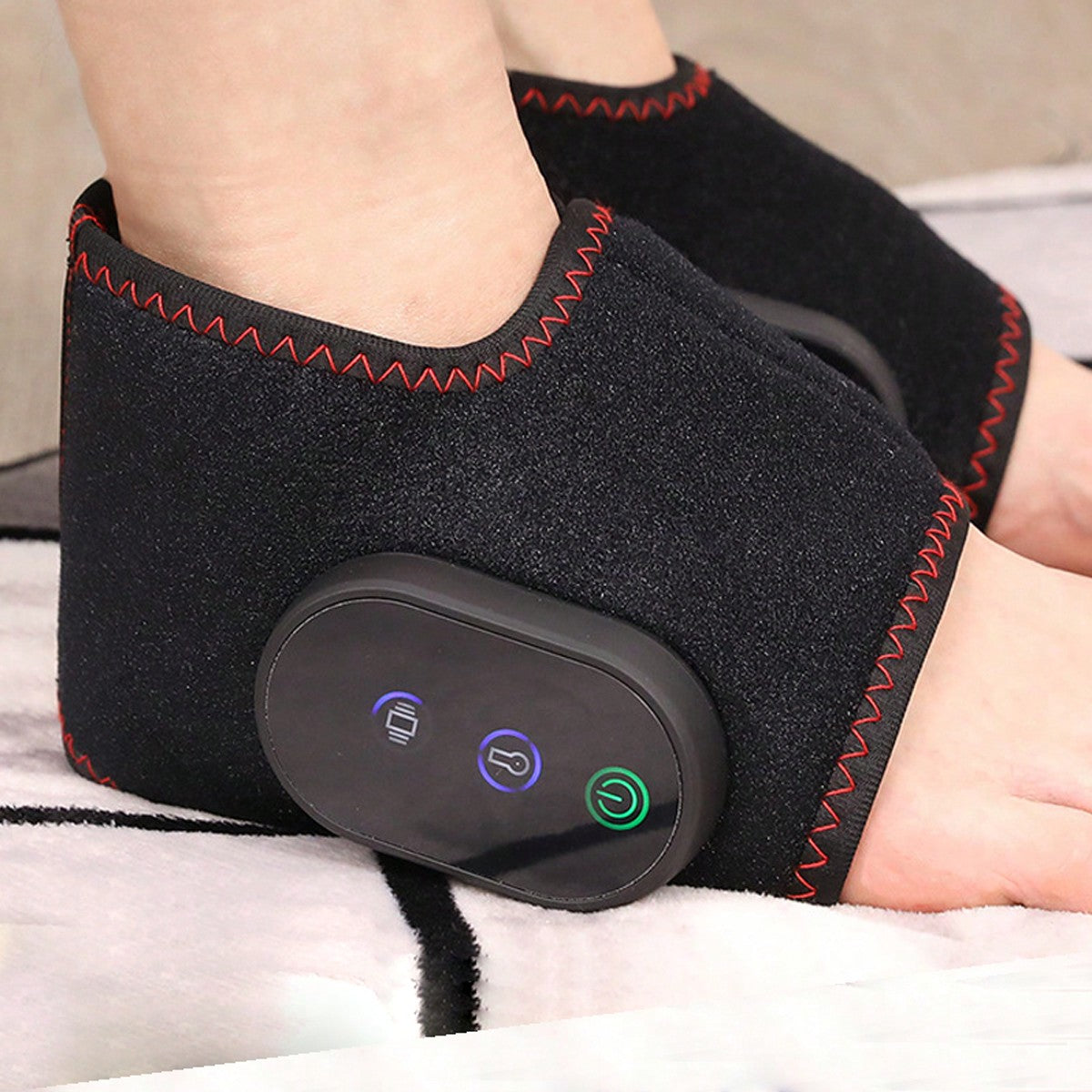ThermaLuxe™ Wireless Heated Leg Massager – Warm Comfort & Relaxing Compression