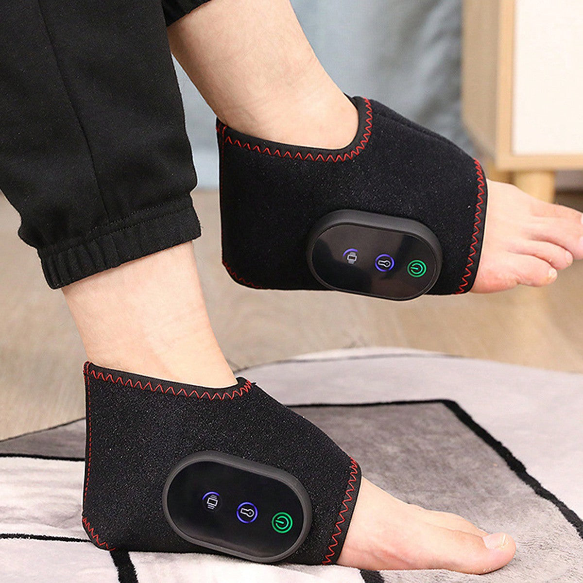 ThermaLuxe™ Wireless Heated Leg Massager – Warm Comfort & Relaxing Compression