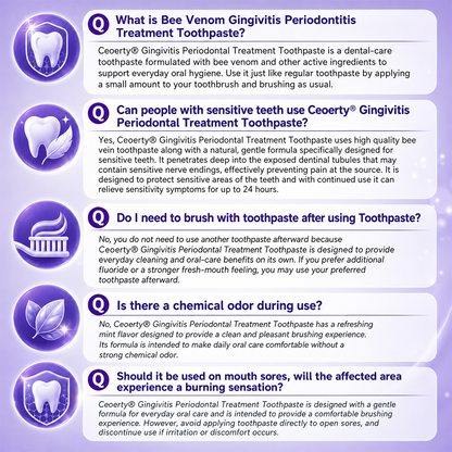 Gingivitis Periodontal Treatment Toothpaste