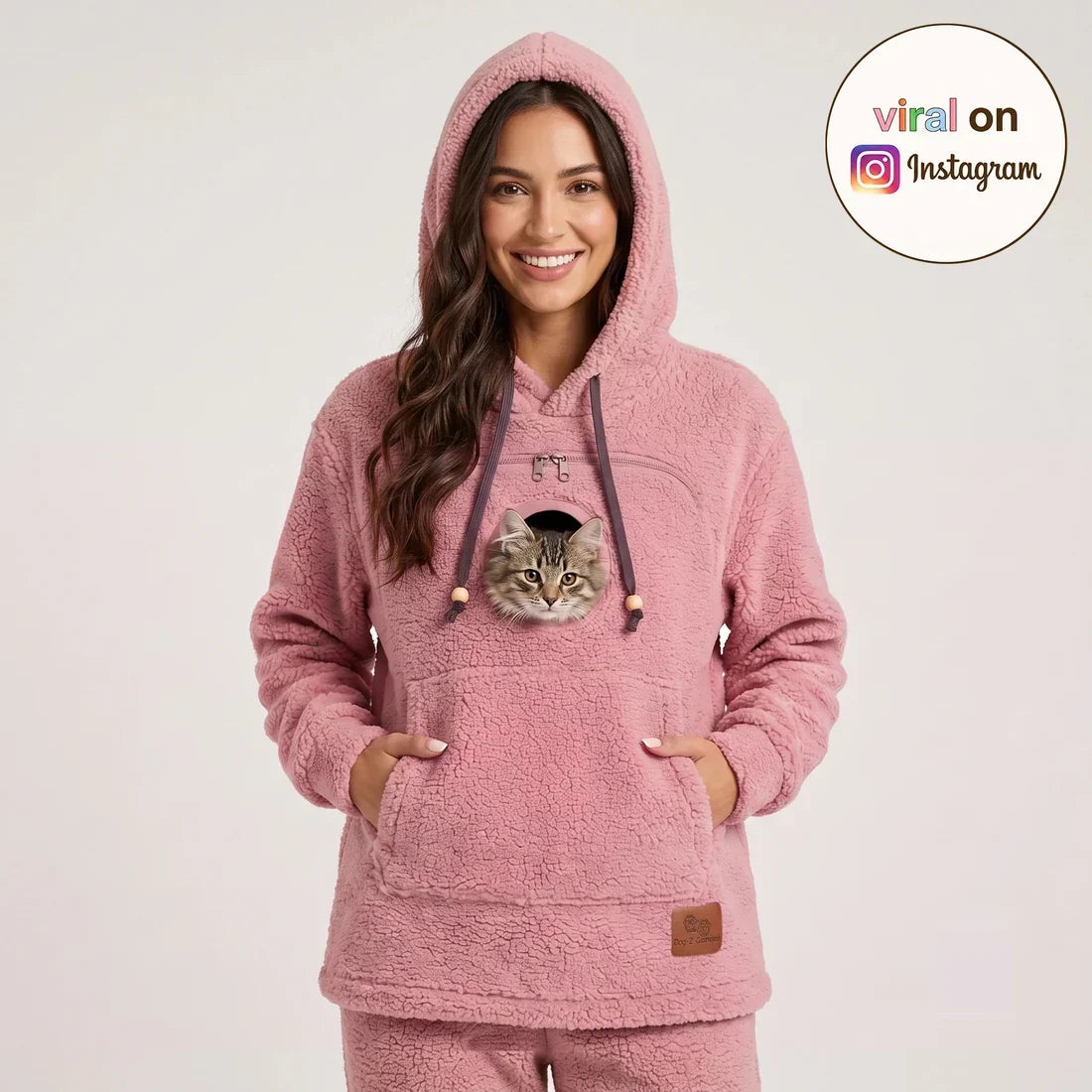 Meowvelle™ – Adorable Kitty Graphic Hoodie
