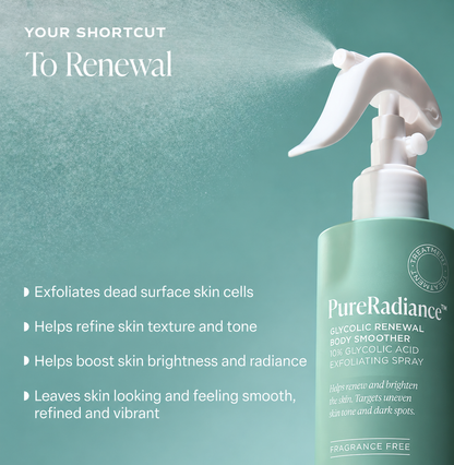 PureRadiance™ – Exfoliating Glycolic Acid Body Spray
