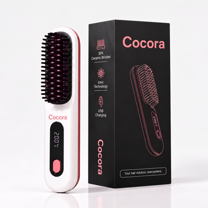 Cocora™ – Easy-Grip Hair Brush for Short Hairstyles