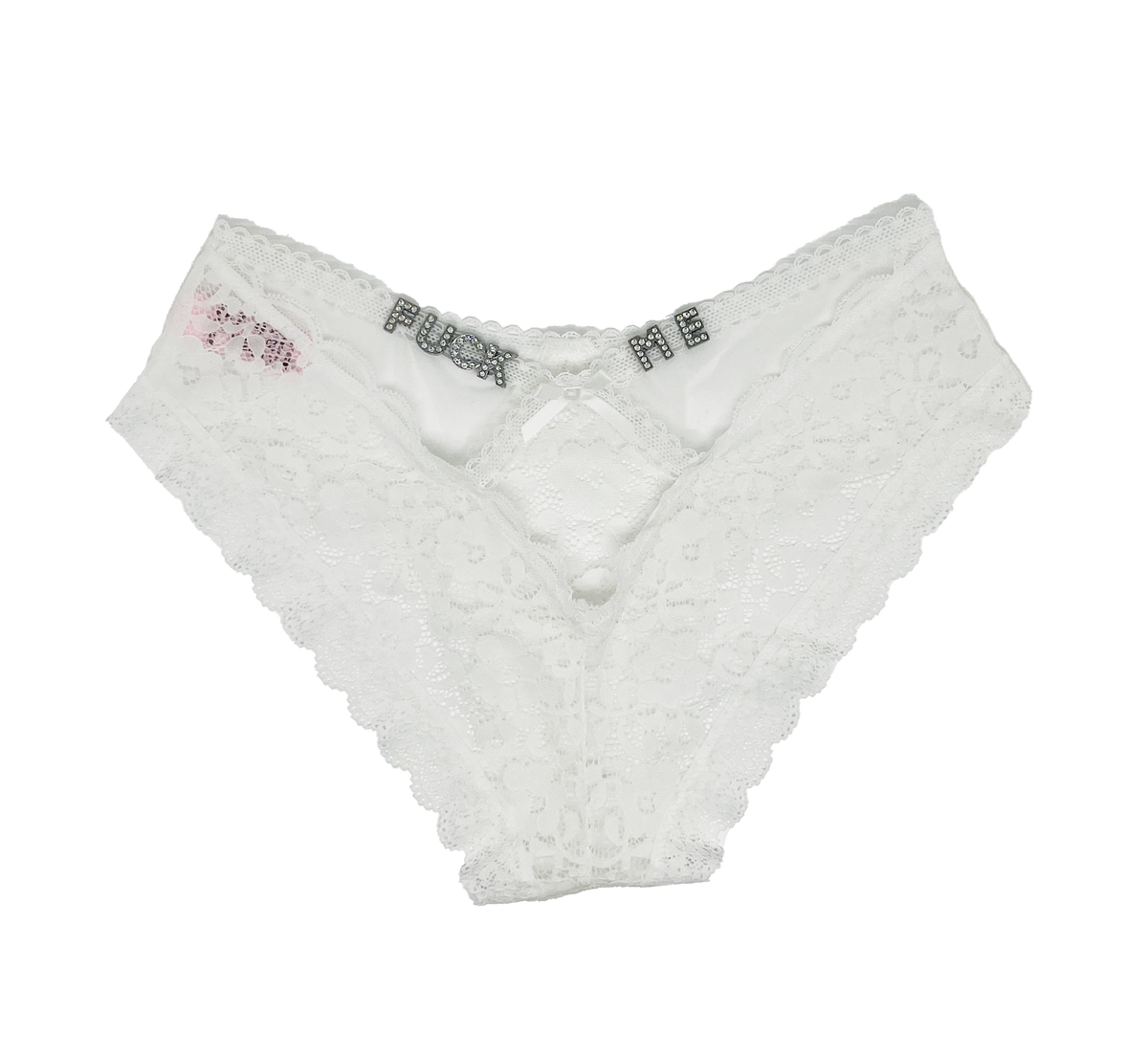 Lacivelle™ – Personalized Rhinestone Lace Thong for Women