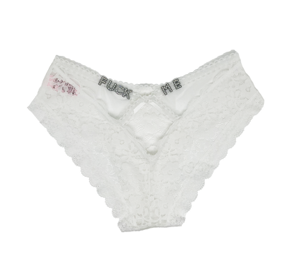 Lacivelle™ – Personalized Rhinestone Lace Thong for Women