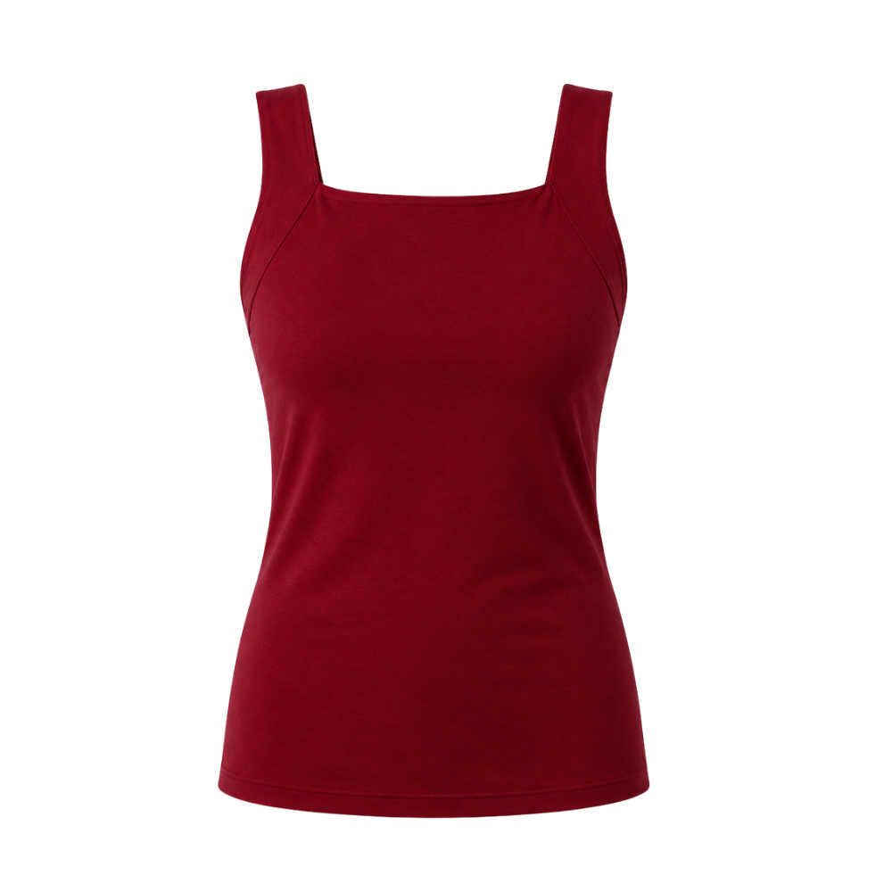Elavelle™ – Flattering Shaping Tank with Integrated Bra Cups