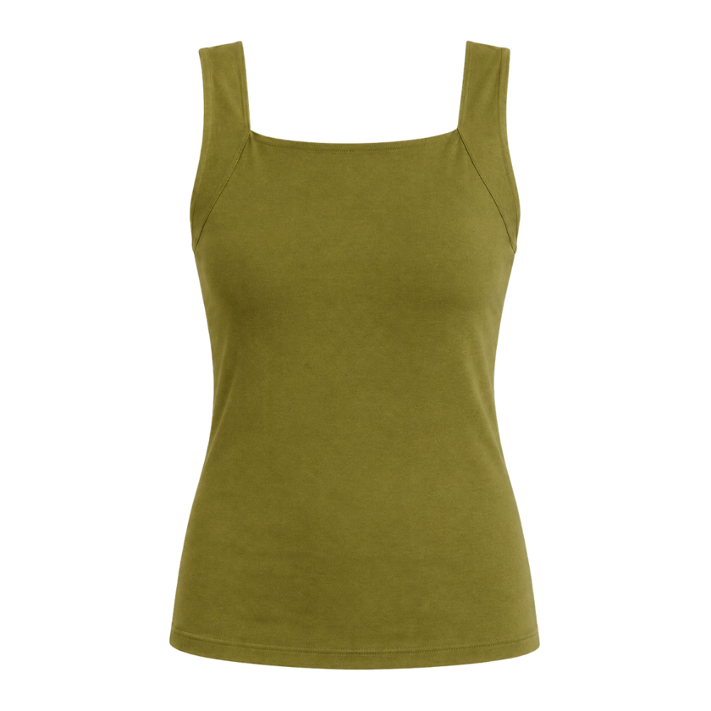 Elavelle™ – Flattering Shaping Tank with Integrated Bra Cups