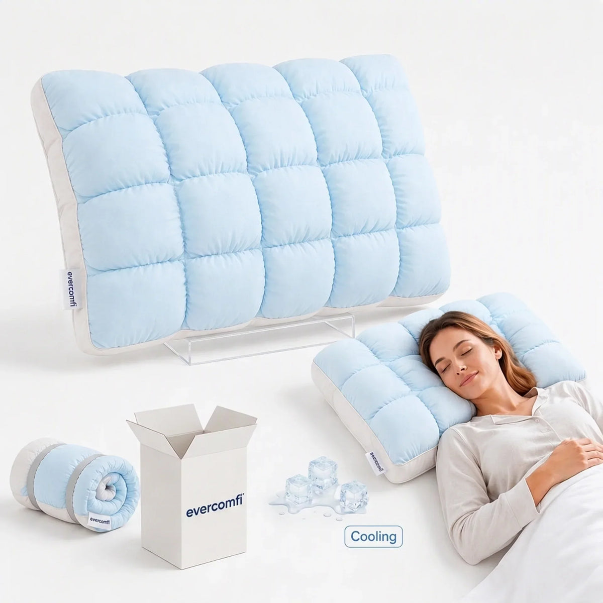 CloudMallow™ Luxury Soft Pillow | Cloud-Soft Comfort for Restful Nights
