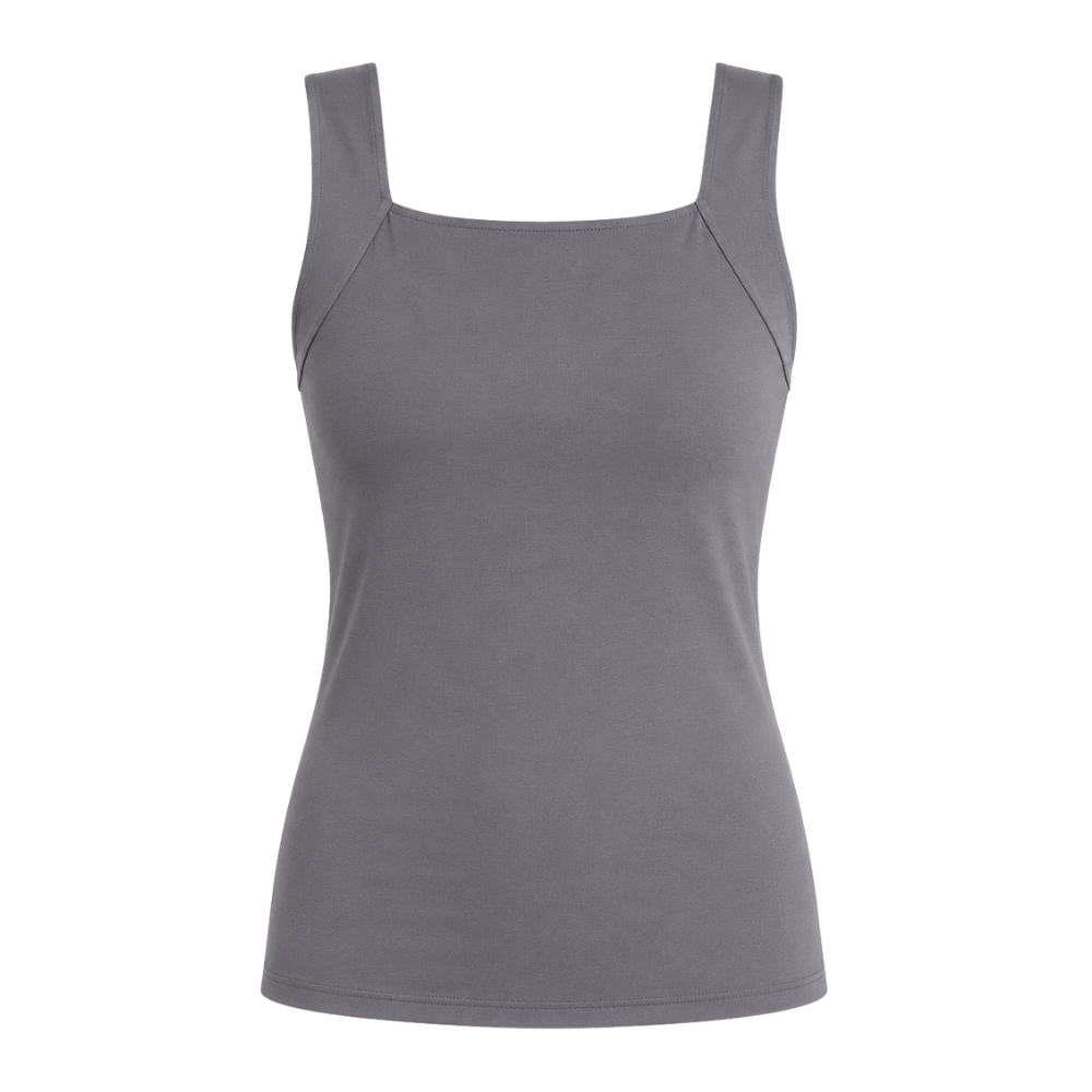 Elavelle™ – Flattering Shaping Tank with Integrated Bra Cups