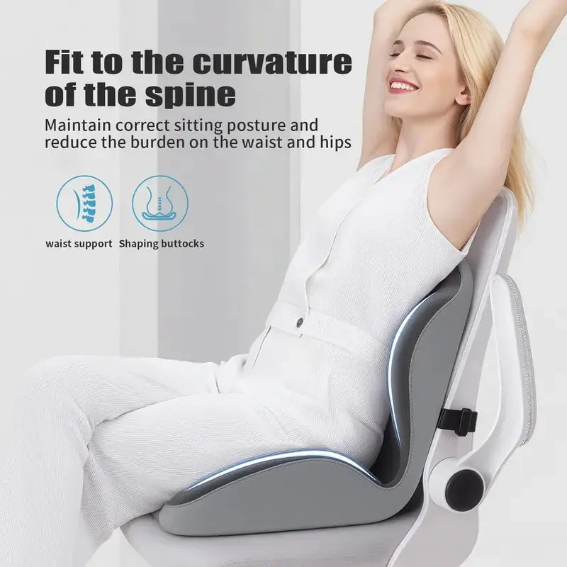 ErgoRest™ Ergonomic Seat Cushion with Back Support