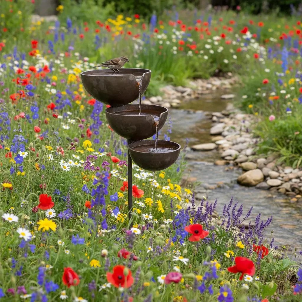 Rainora™ Rain Collector Bird Bath | A Natural Water Source for Birds & Bees