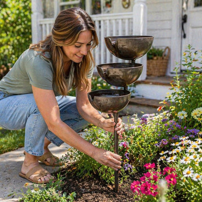 Rainora™ Rain Collector Bird Bath | A Natural Water Source for Birds & Bees