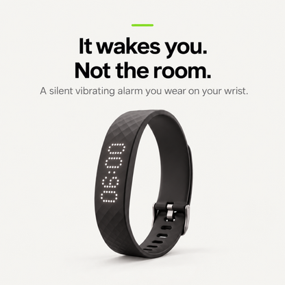 Wakelle™ – Smart Alarm Wristband for Peaceful Wakeups