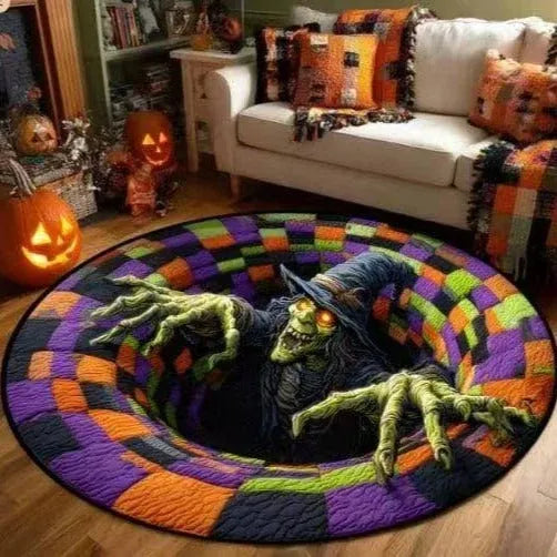 SpookDepth™ 3D Halloween Illusion Rug | Spooky Depth Effect