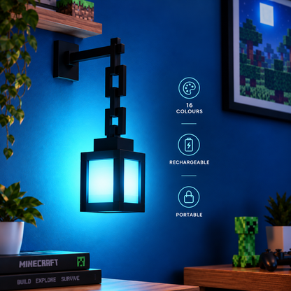 BlockGlow™ Minecraft Lantern Light | Turn Your Sapce Into a 16-Colour Pixel Paradise