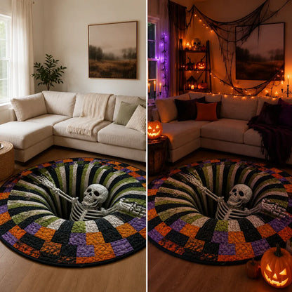 SpookDepth™ 3D Halloween Illusion Rug | Spooky Depth Effect