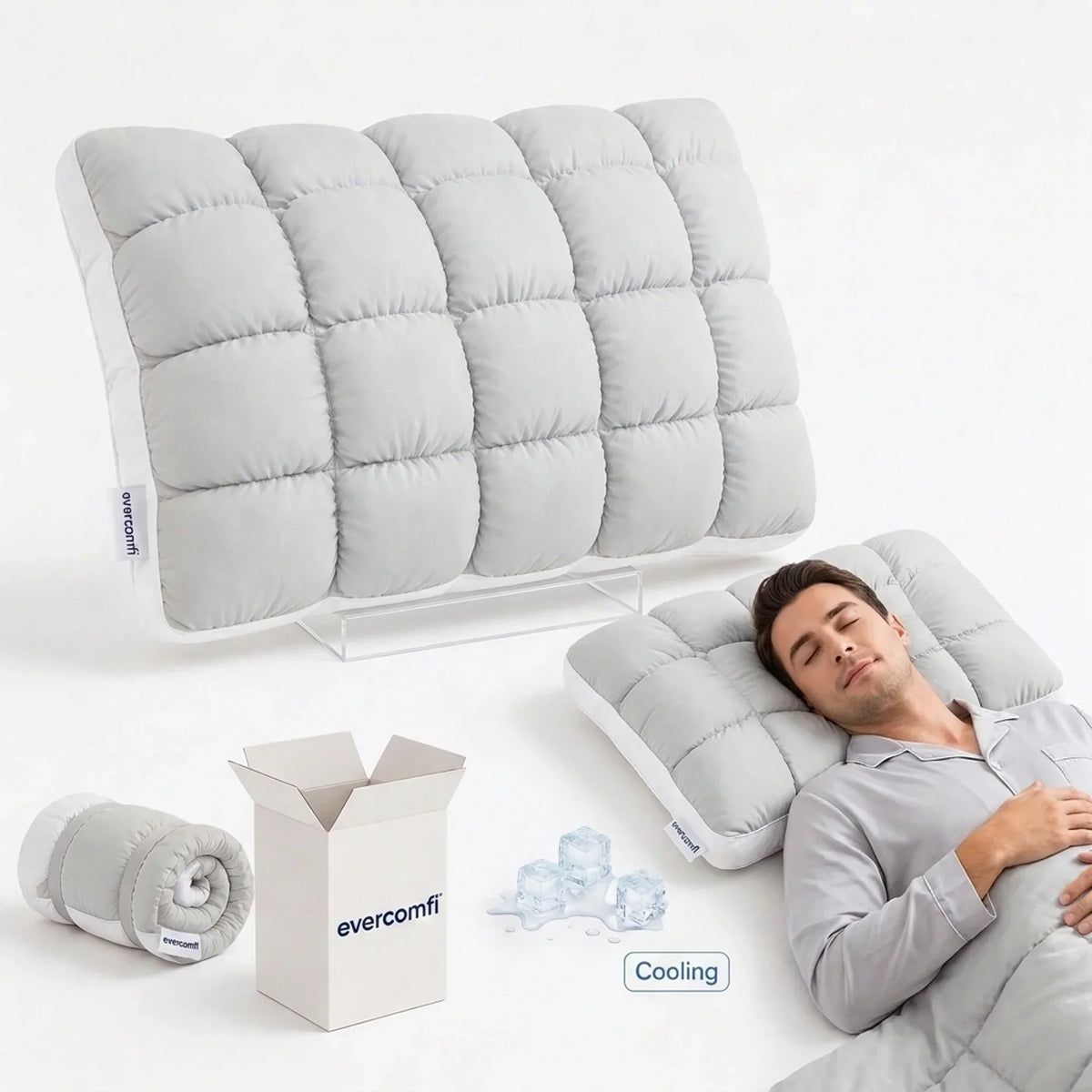 CloudMallow™ Luxury Soft Pillow | Cloud-Soft Comfort for Restful Nights