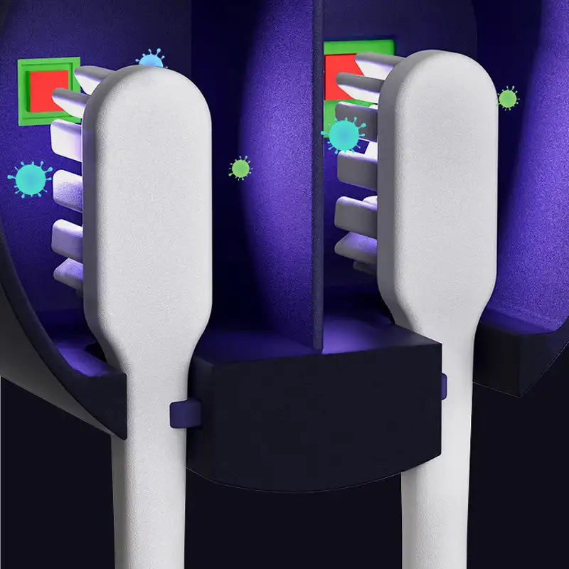 PureGuard™ UV Toothbrush Sanitiser | UV-C Cleaning & Air Drying