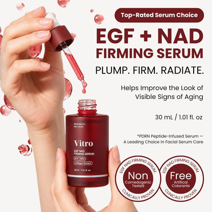 NADGlow™ – EGF & NAD+ Facial Serum for Smooth, Radiant Skin