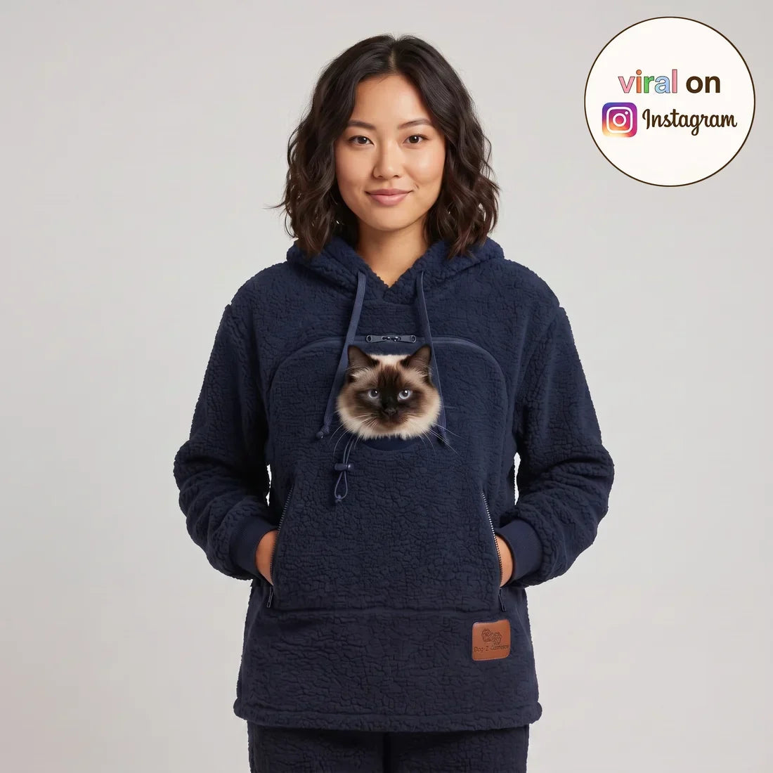 Meowvelle™ – Adorable Kitty Graphic Hoodie
