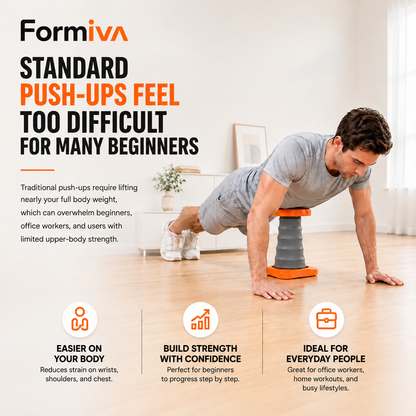 Formiva™ – Adjustable Push-Up Trainer for Better Workout Form