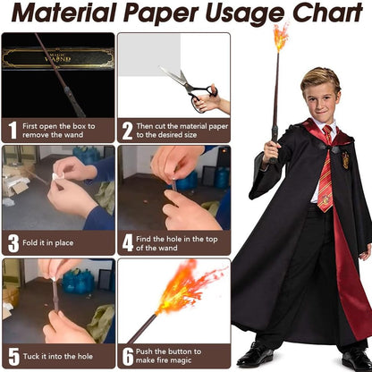 SpellVanta™ Harry Potter Wand | Magical Fire Effect for Real Wizarding Moments