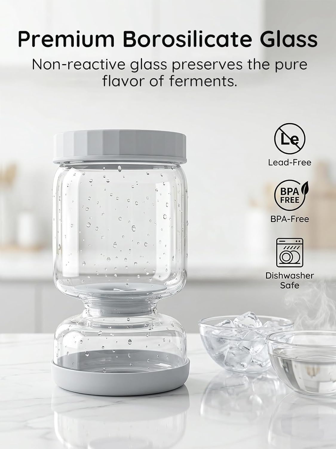 PickleViva™ – Easy-Serve Pickle Jar With Built-In Separator