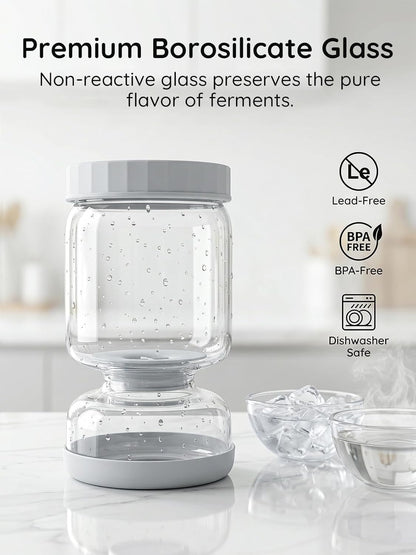 PickleViva™ – Easy-Serve Pickle Jar With Built-In Separator