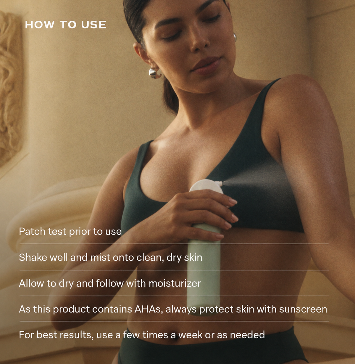 PureRadiance™ – Exfoliating Glycolic Acid Body Spray
