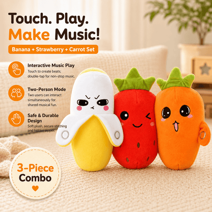MeloJoy™ Interactive Musical Plush Toy – Touch-Activated Fun for Children
