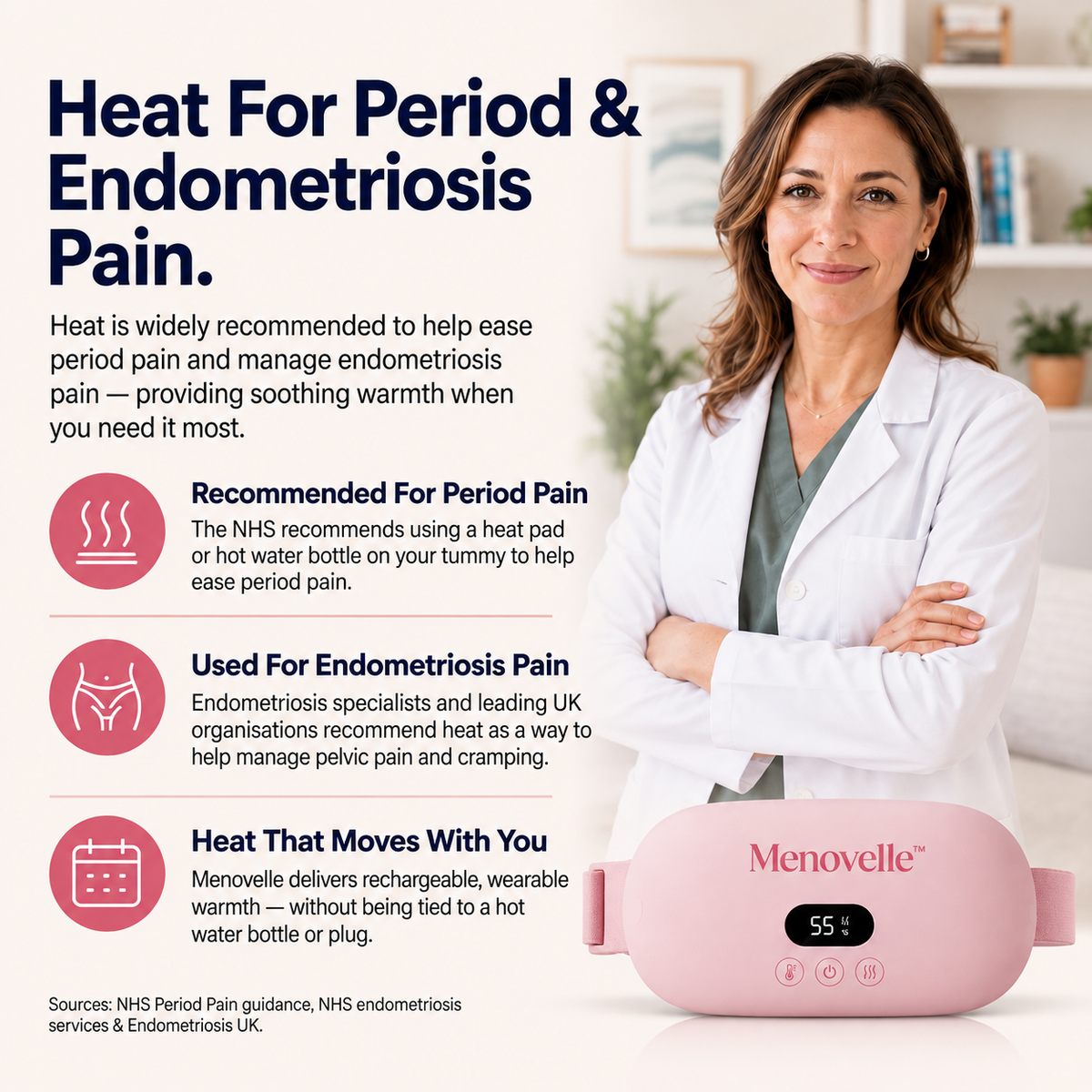 Menovelle™ – Drug-Free Relief for Menstrual Cramps and Discomfort