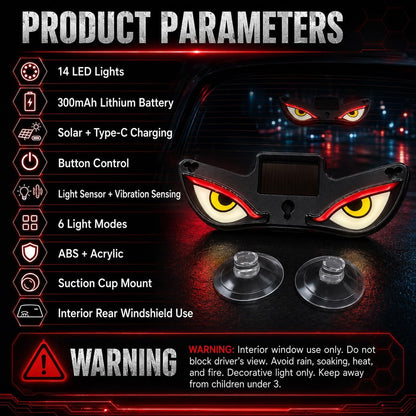 Hellora™ – Solar Powered LED Demon Eyes For Vehicles