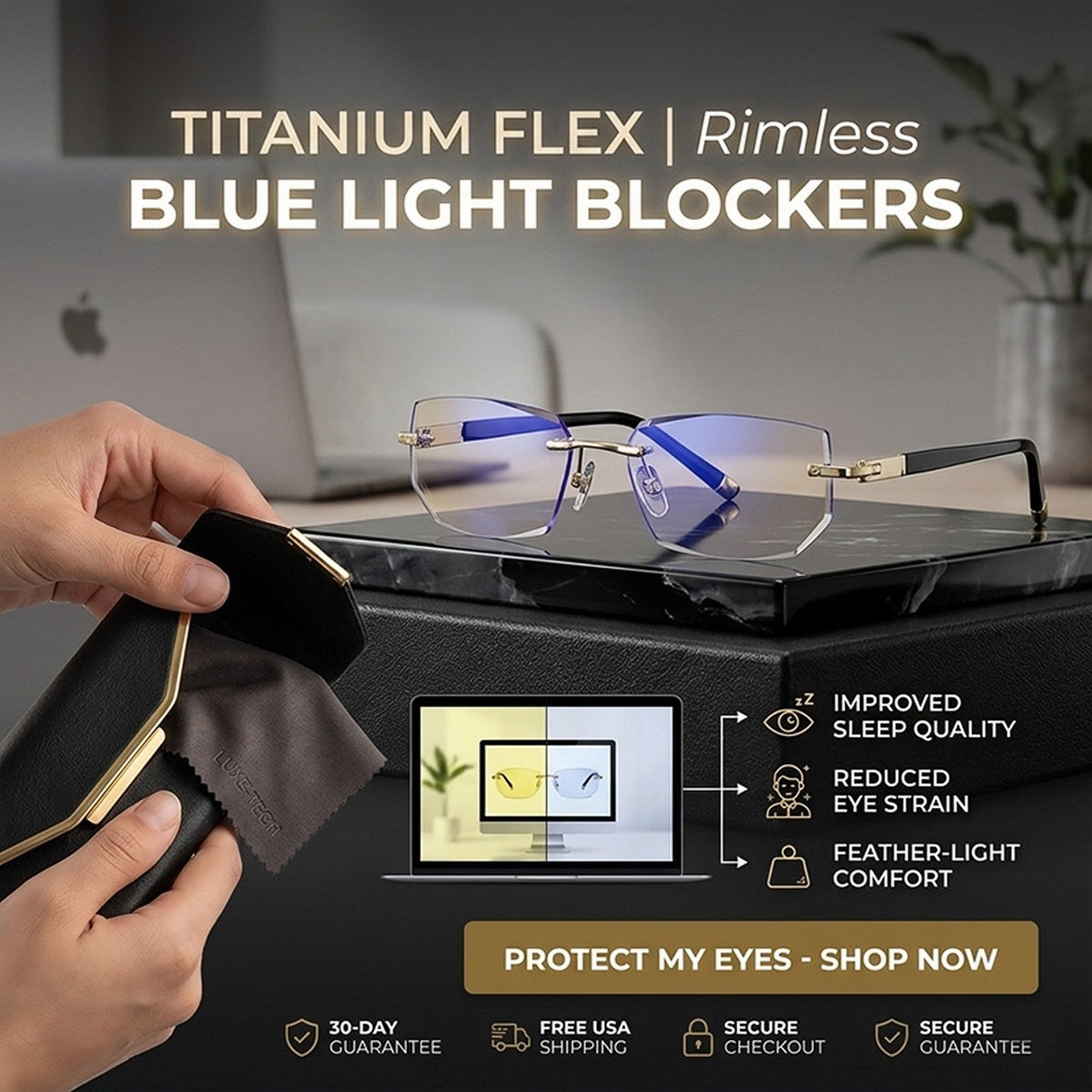 FocusVue™ Auto-Focus Glasses | Adaptive Vision & Everyday Comfort