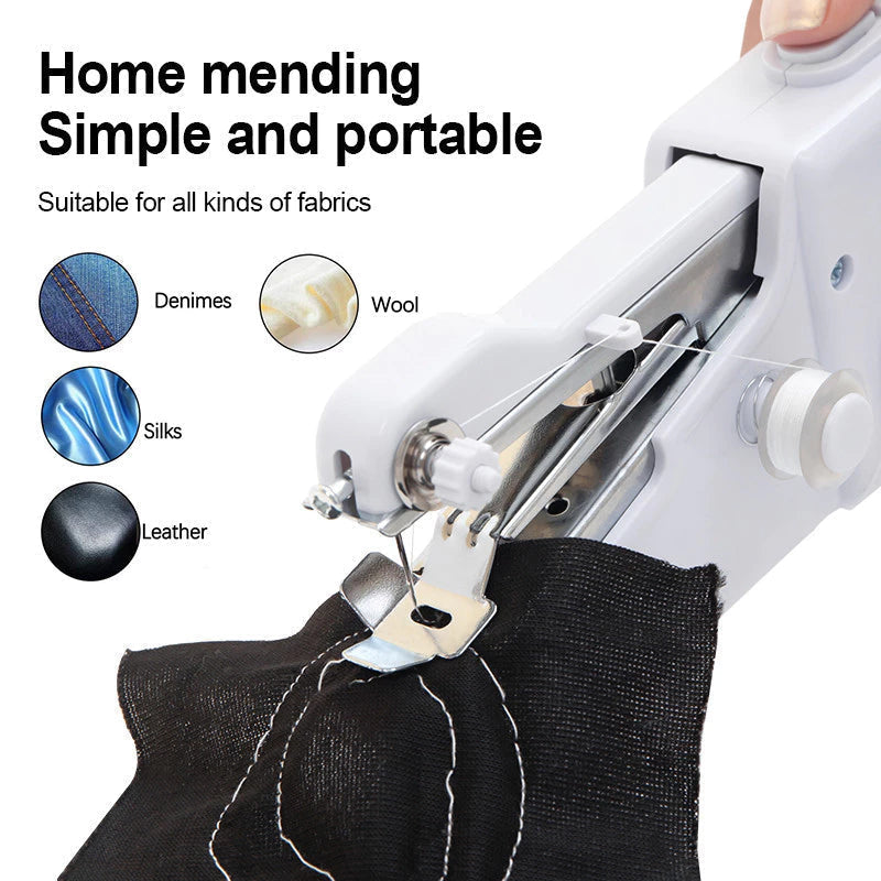 StitchGo™ Mini Handheld Sewing Machine | Portable Repairs Anywhere