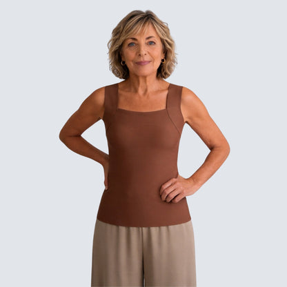 Curvevia™ – Sculpting Built-In Bra Tank for Everyday Wear