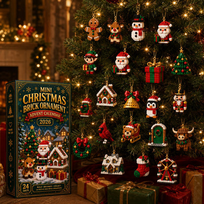 Brickora™ Mini Advent Calendar | 24 Christmas Building Sets to Build & Decorate