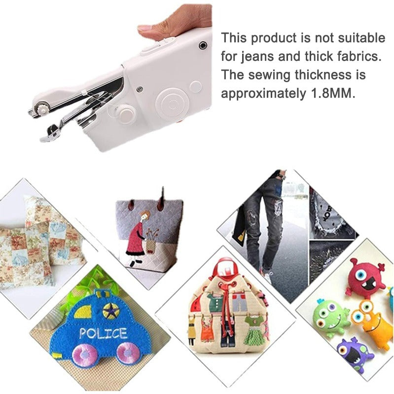 StitchGo™ Mini Handheld Sewing Machine | Portable Repairs Anywhere